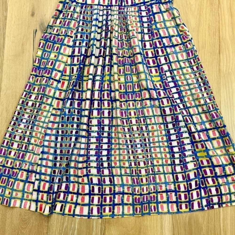 Tracy Reese Geometric Rayon Fit & Flare Dress - Picture 2 of 8